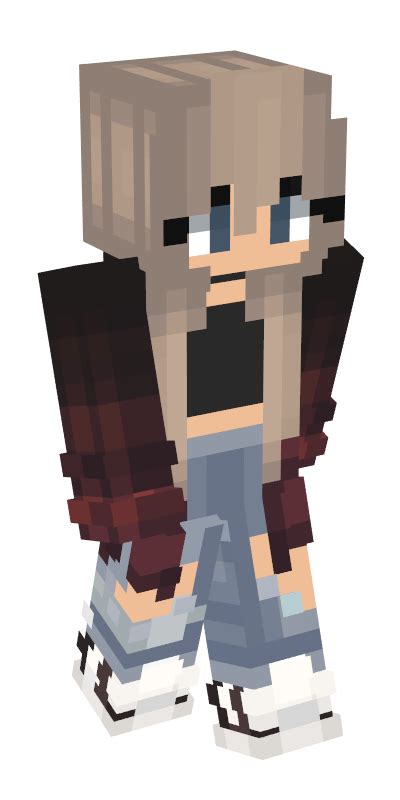 skin minecraft girl|More.